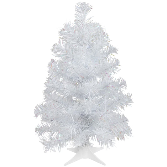 1.5 FT White Iridescent Spruce Artificial Christmas Tree - Unlit